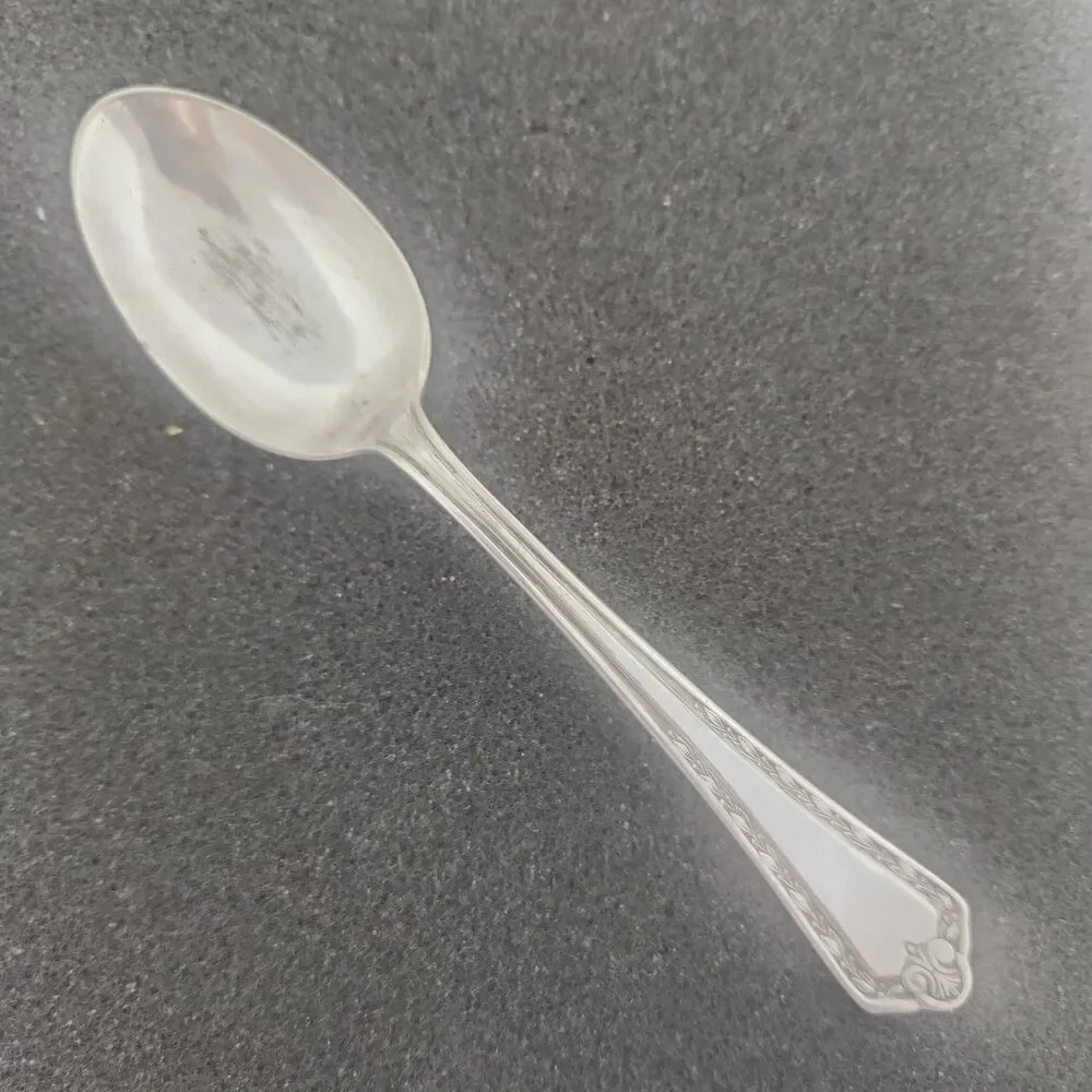 Silverplate WM Rogers And Son AA HAMPDEN Teaspoon Silverware Flatware 12 28 1915